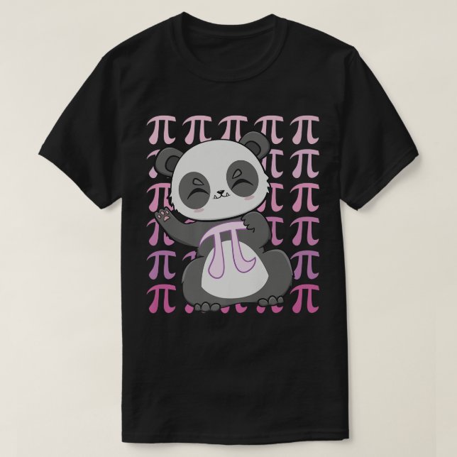 Cute Panda Bear 3  T-Shirt (Design Front)