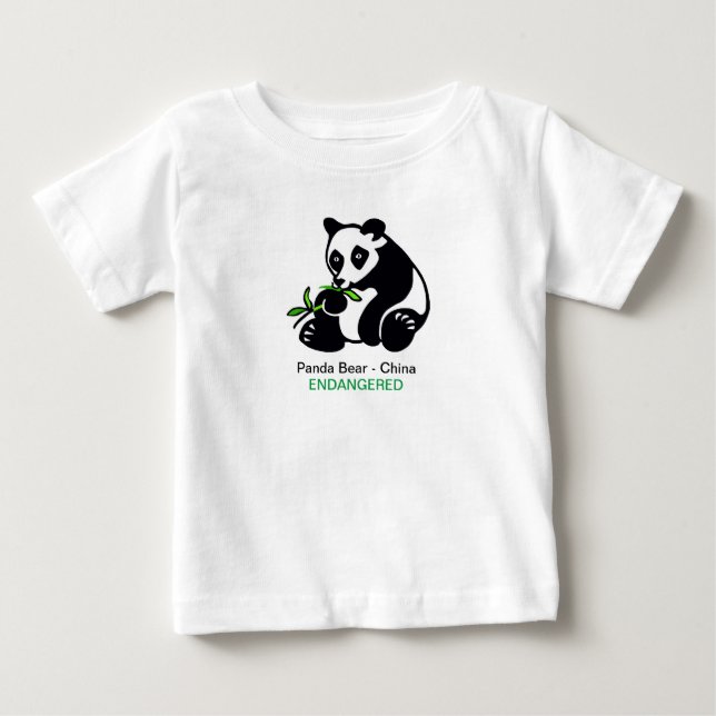  Cute PANDA Bear - China - Animal lover - Baby T-Shirt (Front)