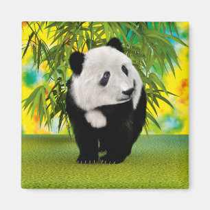 Cute Panda Bear Cub Kawaii Animal Lover Gift Magnet