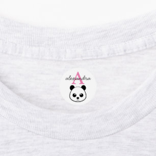 Cute panda bear custom Monogram 
