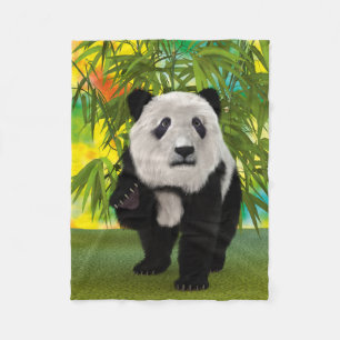 Cute Panda Bear Kawaii Animal Lover Perfect Gift Fleece Blanket