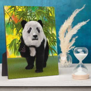 Cute Panda Bear Kawaii Animal Lover Perfect Gift Plaque