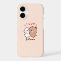 Cute Panda bear love, Personalised Girls Name