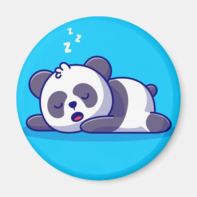 Cute Panda Bear Magnet (Front)
