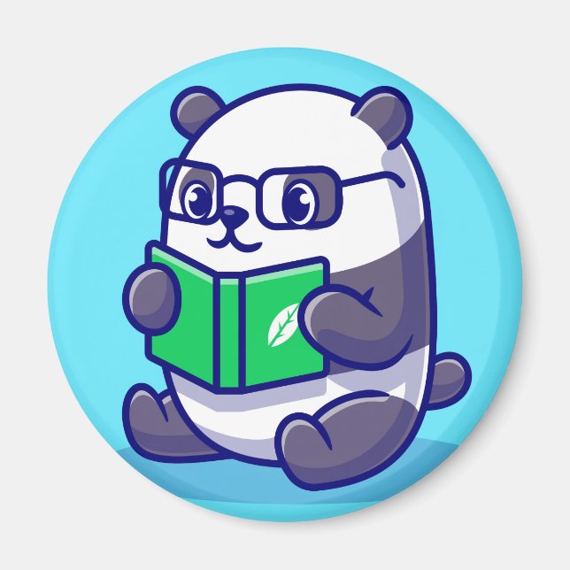 Cute Panda Bear Magnet (Front)