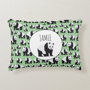Cute Panda Bear Pattern Decorative Cushion