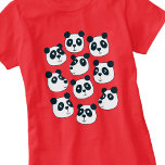 Cute Panda Bear T-Shirt<br><div class="desc">Fun little panda bears to make any conservation minded animal lover smile.  Original art by Nic Squirrell.</div>
