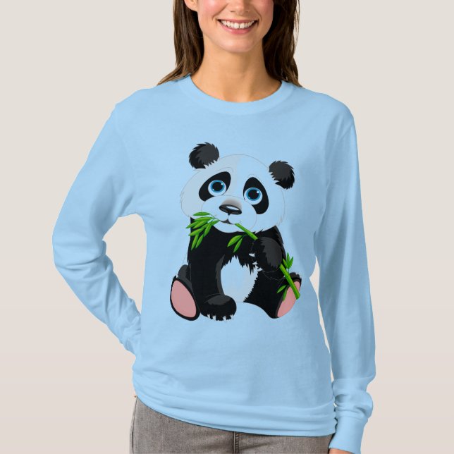 Cute panda bear T-Shirt (Front)