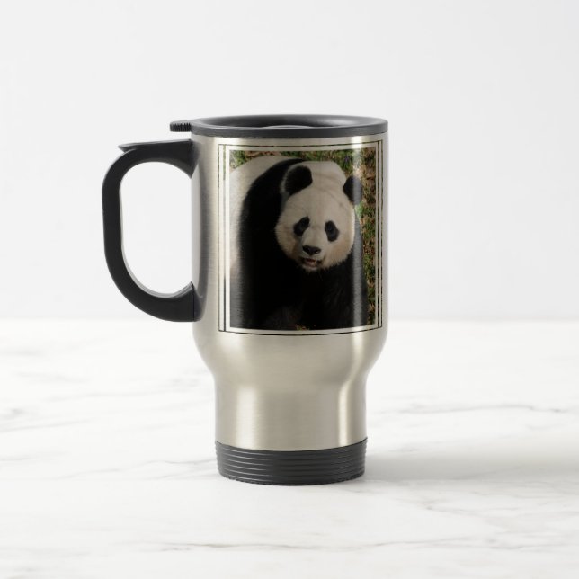 Cute Panda Bear Travel Mug (Left)