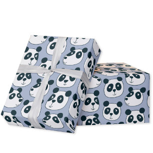 Cute Panda Bear Wrapping Paper