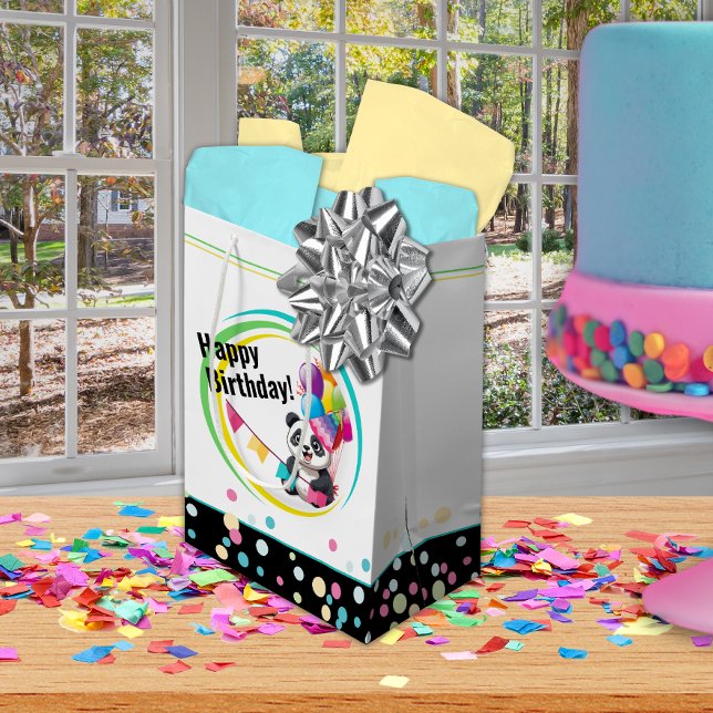 Cute Panda - Birthday Gift Bag (Creator Uploaded)