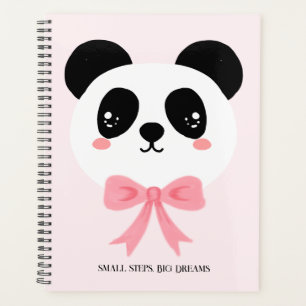 Cute Panda Bow Planner