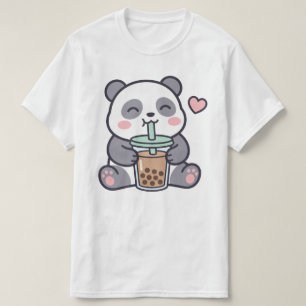 Cute Panda Bubble Tea Value T-Shirt