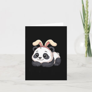Cute Panda Bunny Some Bunny Loves You  Card