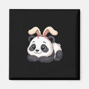 Cute Panda Bunny Some Bunny Loves You Magnet
