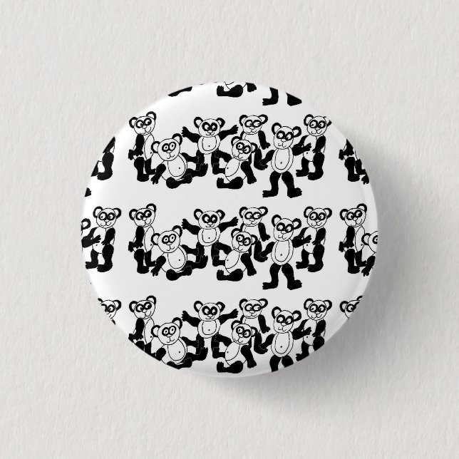 cute panda button (Front)