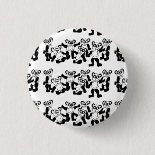 cute panda button
