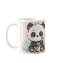 Cute Panda Cartoon Mug Design