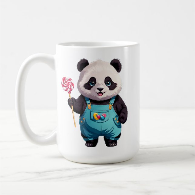 Cute panda coffee mug (Left)