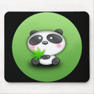 Cute Panda Cub Mouse Pad
