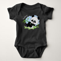 Cute Panda custom name clothing