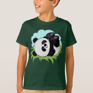 Cute Panda custom name clothing T-Shirt