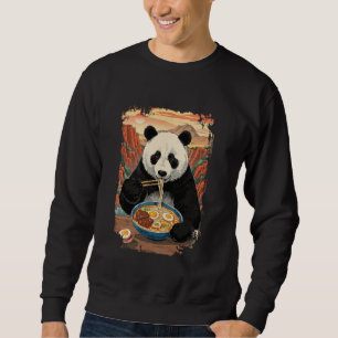 Cute Panda Eating Ramen Noodles Grand Canyon Japan Sweatshirt