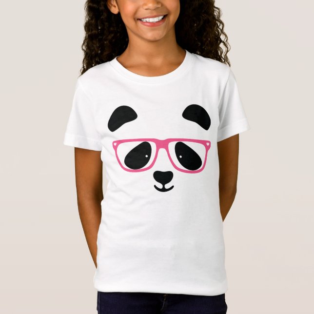 Cute Panda Face Birthday T-Shirt (Front)
