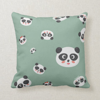 Cute Panda faces pillow or cushion