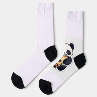 Cute Panda Figure Socks