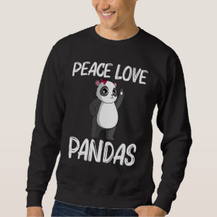 Cute Panda For Men Women Red Giant Forest Bamboo A Sweatshirt