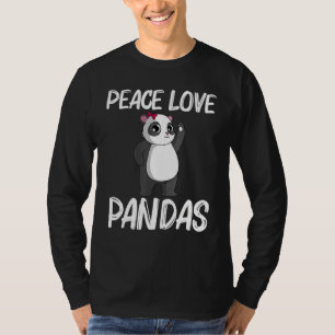 Cute Panda For Men Women Red Giant Forest Bamboo A T-Shirt