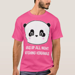 Cute Panda Funny Korean K-Drama K-Pop 	 Teen Gift  T-Shirt