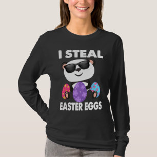 Cute Panda I Steal Easter Eggs Egg Girls & Boys T-Shirt