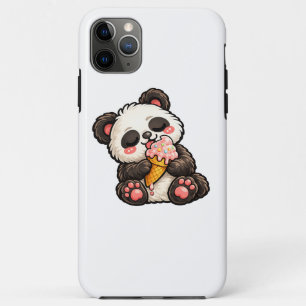 Cute Panda Ice Cream Case-Mate iPhone Case