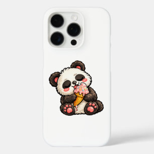 Cute Panda Ice Cream iPhone 16 Pro Case