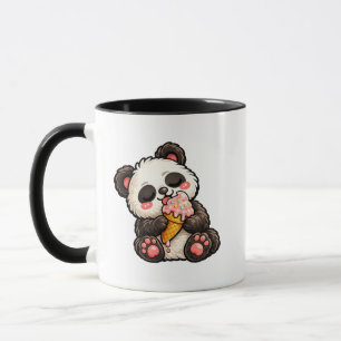 Cute Panda Ice Cream Mug