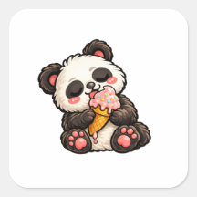 Cute Panda Ice Cream