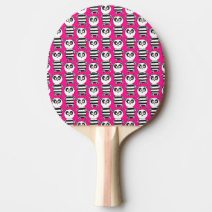 Cute Panda Illustration Ping Pong Paddle