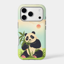 Cute Panda IPhone 17 Case – Kawaii Bamboo