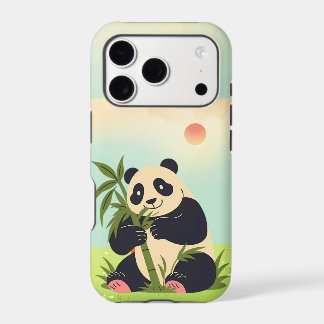 Cute Panda IPhone 17 Case – Kawaii Bamboo