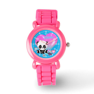 Cute Panda Jewellery | Pink Glitter Bracelet Watch