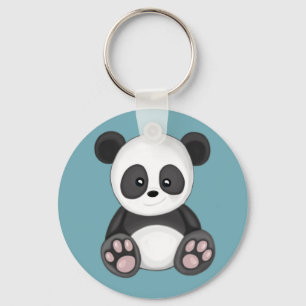 Cute Panda Key Ring