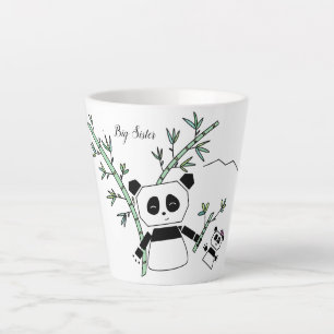 Cute Panda Latte cup