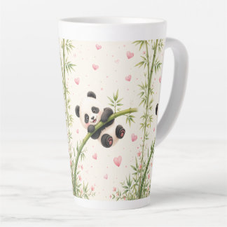 Cute Panda Latte Mug