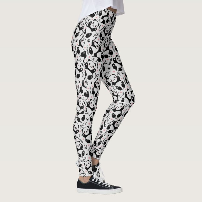 Cute Panda Leggings (Right)