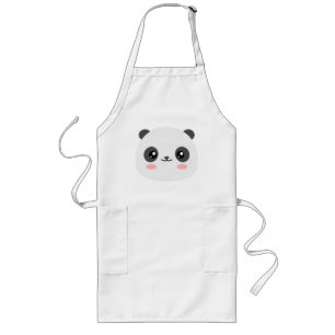 Cute Panda Long Apron
