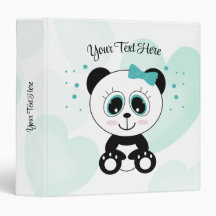 Cute Panda (Mint Green)