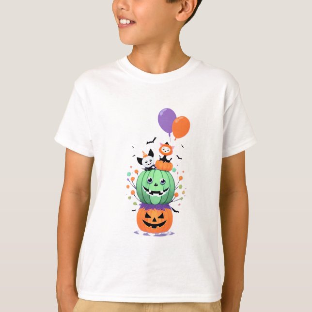 Cute Panda Monster T-Shirt (Front)