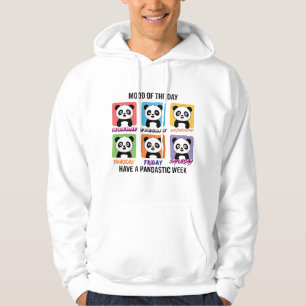 Cute Panda Mood of the Day Hoodie